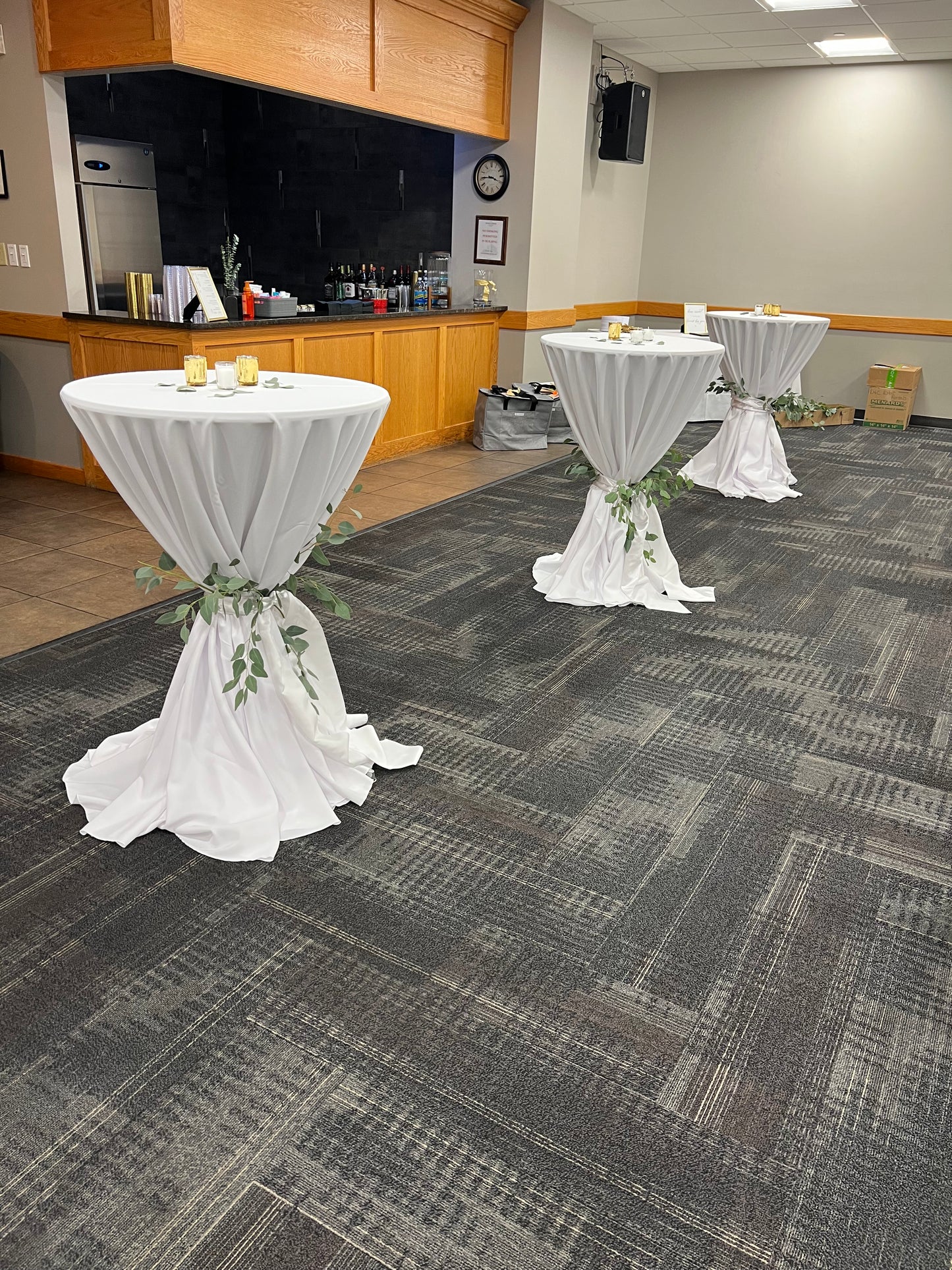 COCKTAIL TABLES 30" Round w/30" & 42" Columns (7 available)