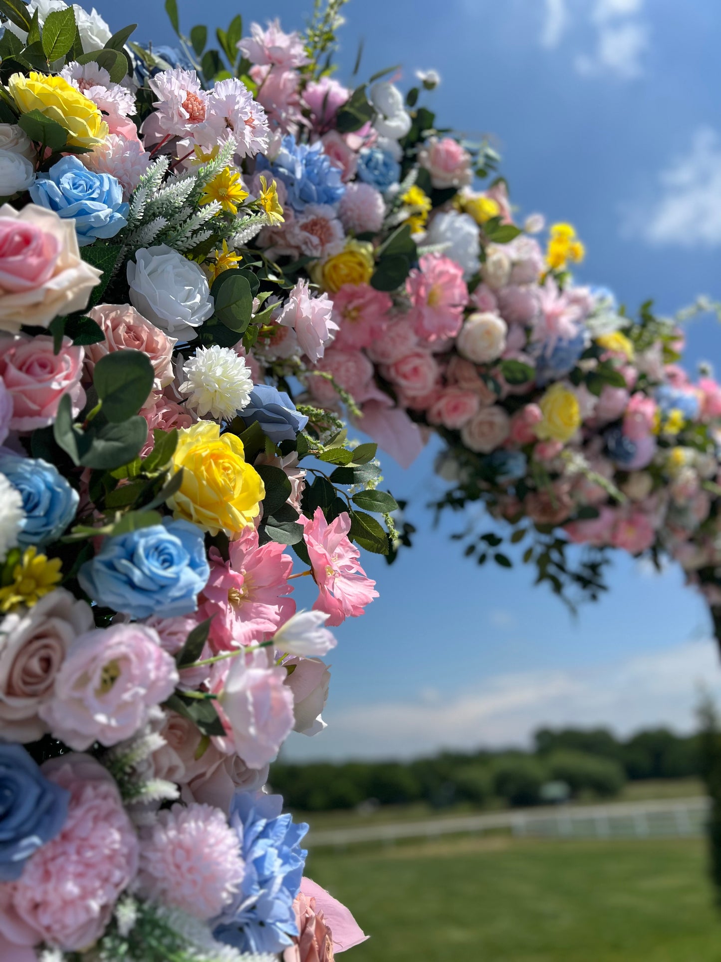 PASTEL FLORAL ARCH (8'x8')