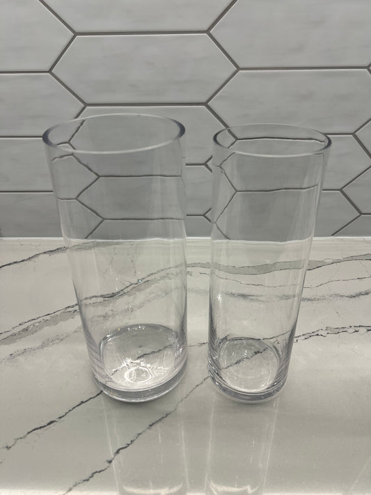 GLASS CYLINDERS - 12" & 12" WIDE