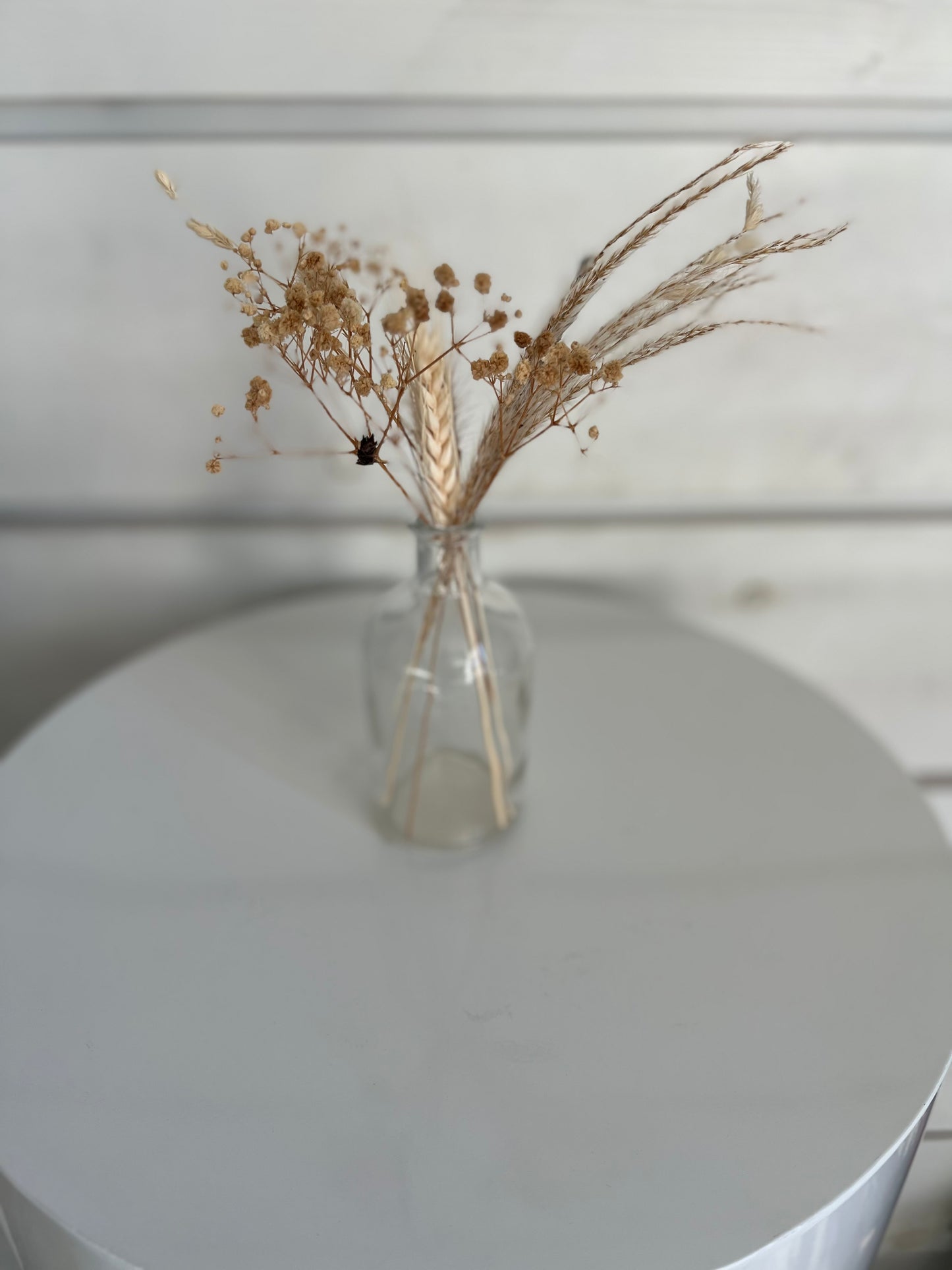 CLEAR GLASS BUD VASES