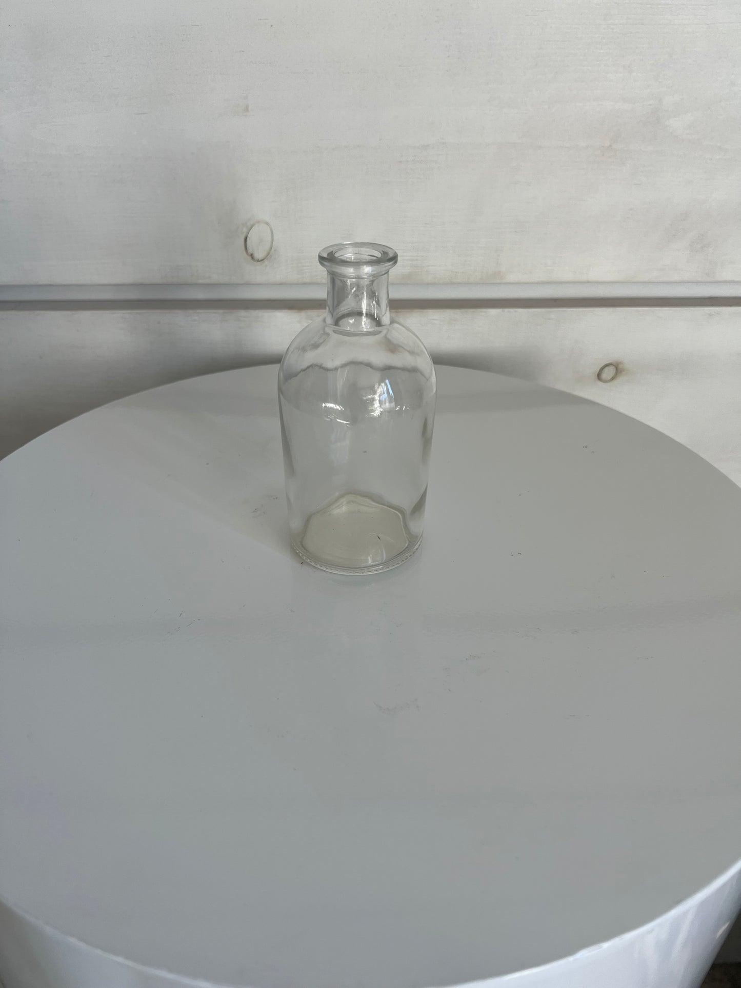 CLEAR GLASS BUD VASES