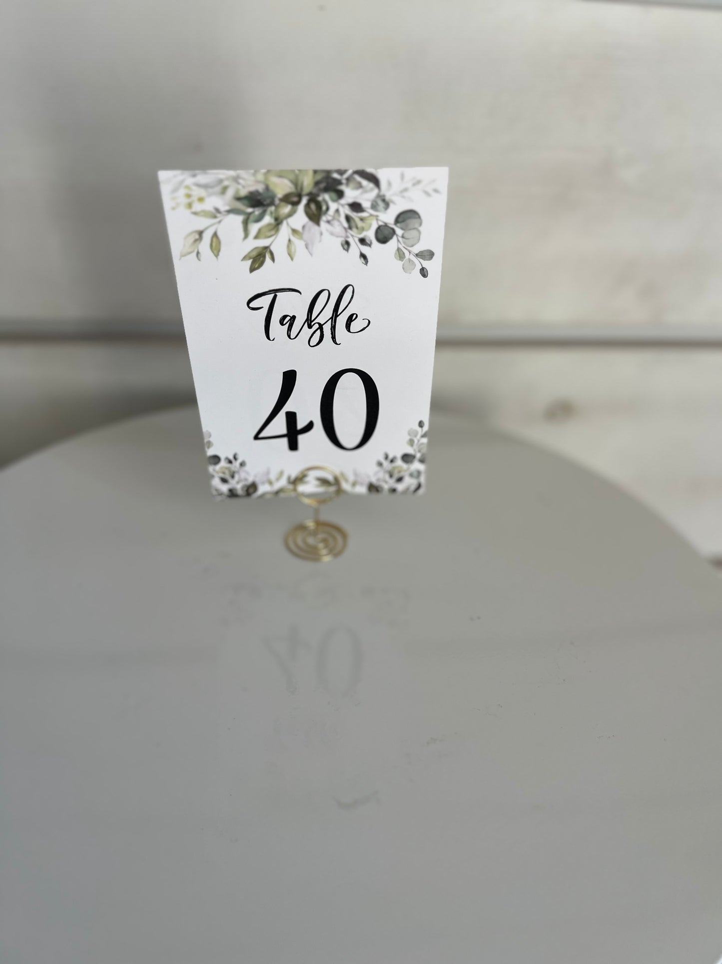 TABLE NUMBERS