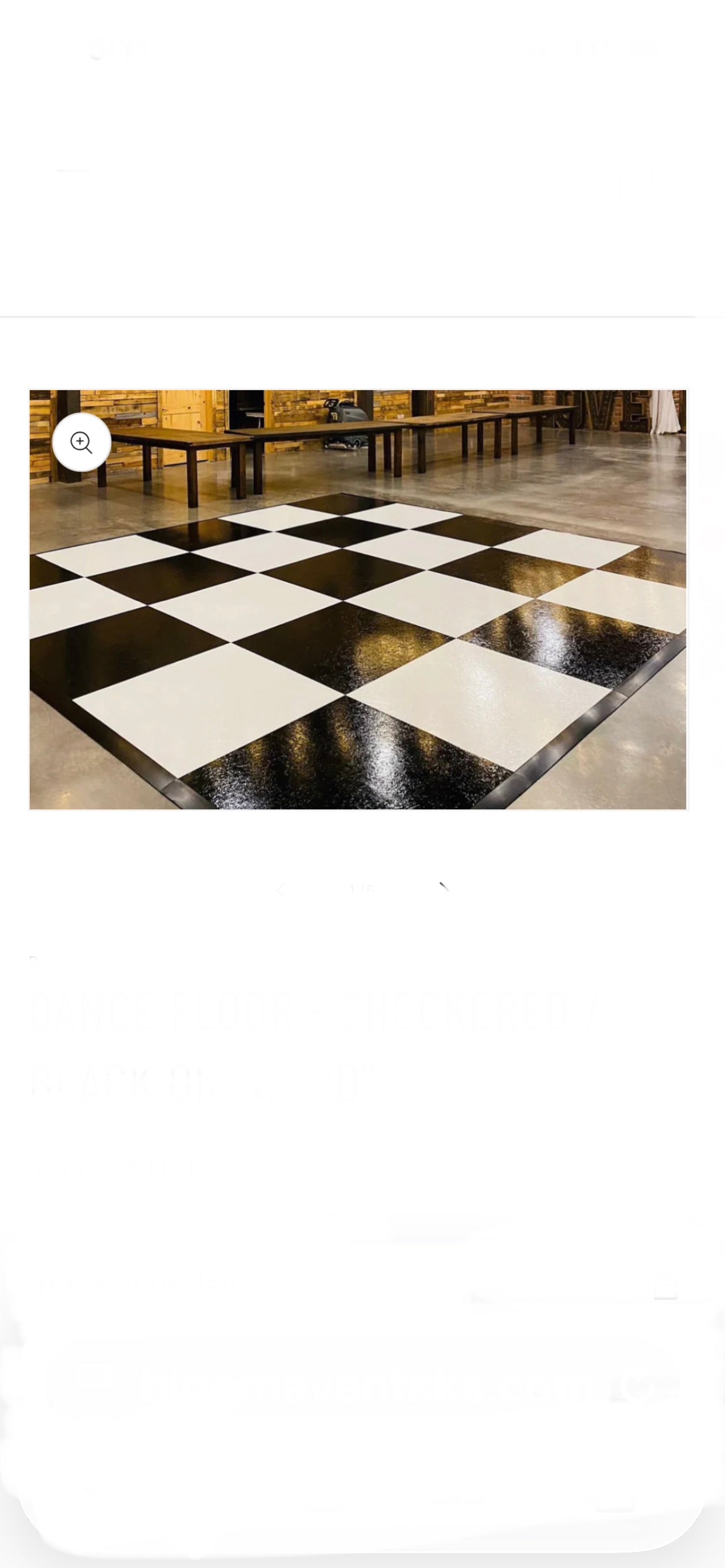 DANCE FLOOR (Checkered Black, Checkered Wood, All Wood)