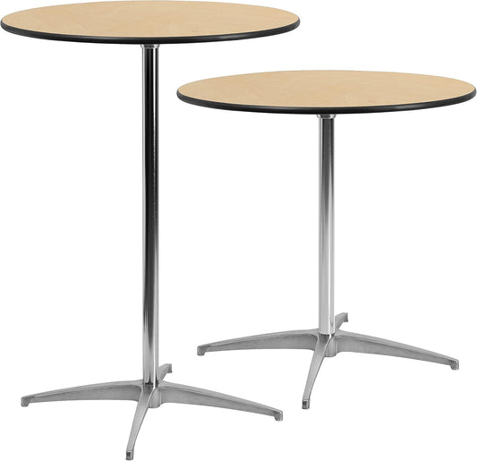 COCKTAIL TABLES 30" Round w/30" & 42" Columns (7 available)
